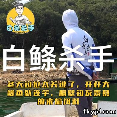 白条杀手 冬天钓位太关键了，开杆大鲫鱼就连竿，隔壁钓友羡慕的来偷饵料