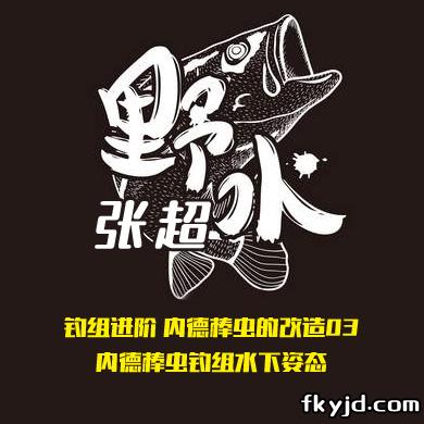 野水张超 野水路亚 钓组进阶 内德棒虫的改造03 内德棒虫钓组水下姿态